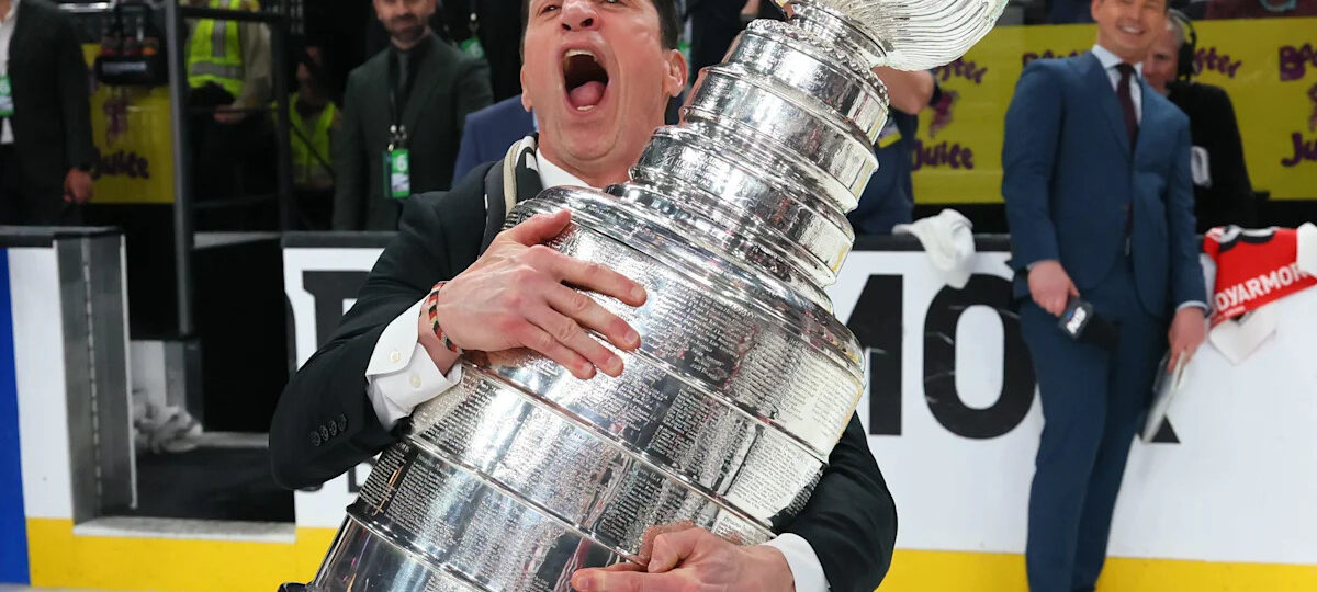 Watch: Rod Brind’Amour lifts Stanley Cup 20 years apart as captain, coach