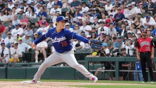 Dodgers’ Yamamoto loses no-hit bid on Peters’ leadoff homer for the White Sox in the 9th inning