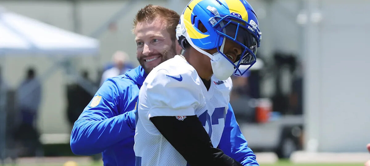 Sean McVay: I've seen improvement at OTAs, but it isn't real football until we put pads on