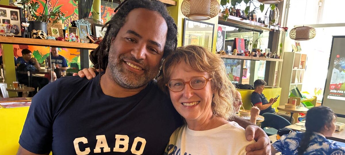 I taught English in Cape Verde 35 years ago. Connecting with a former student at a World Cup watch party was magical.