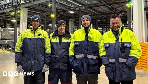 Inside the cold store where it’s -18C in a heatwave