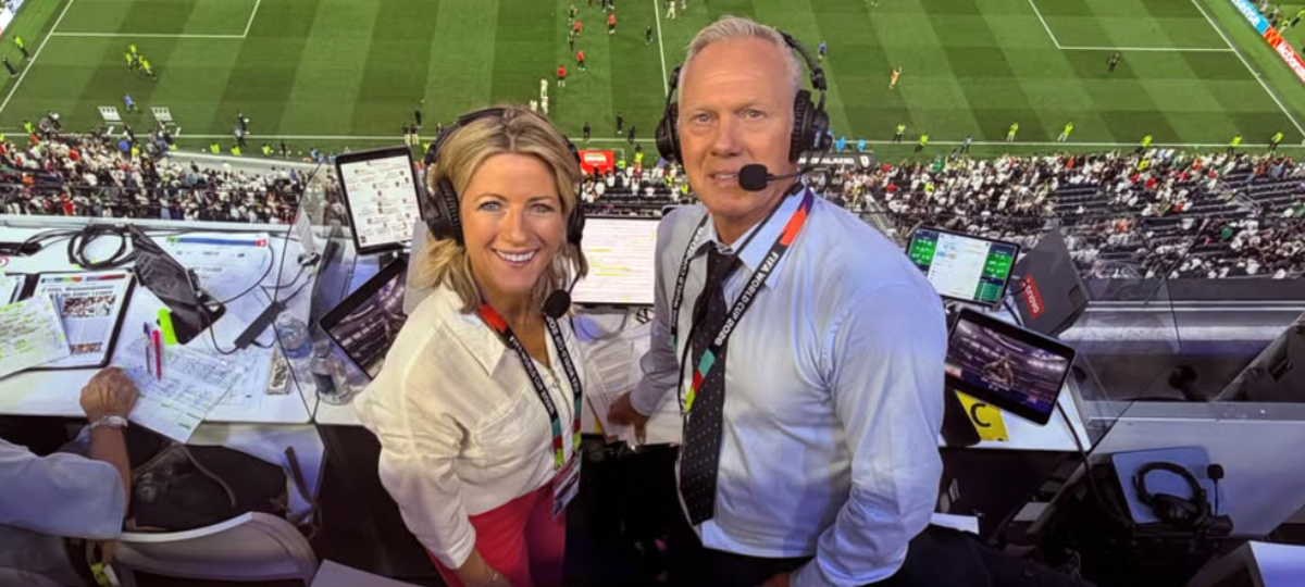 World Cup commentator Warren Barton ‘dripping with blood’ after being hit by projectile at Uzbekistan v Colombia