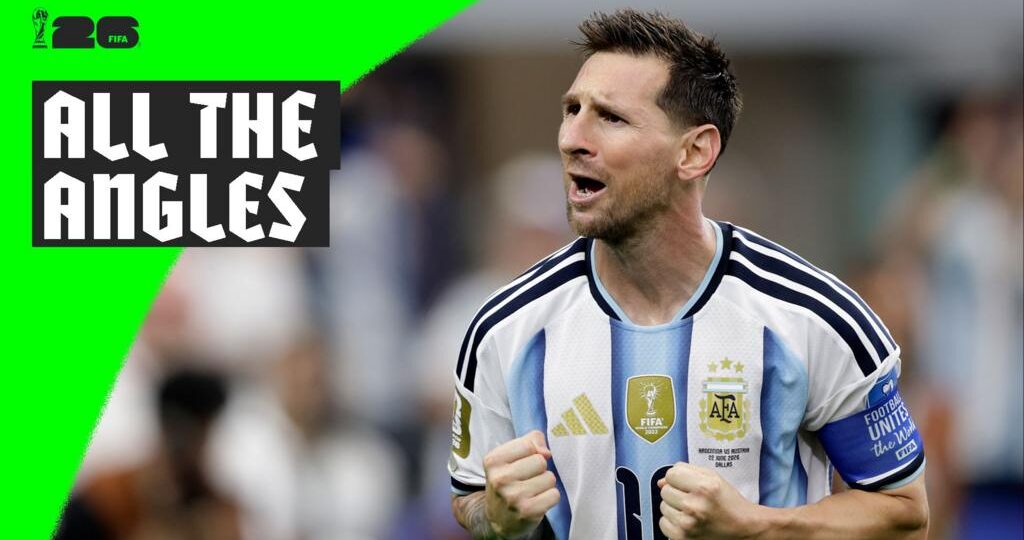 All the angles of Messi's record-breaking goal