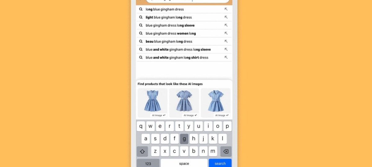 Amazon will show AI product images when you search for some reason