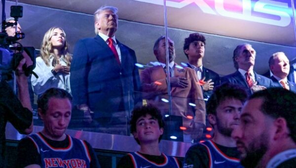 Trump Gets Cold Hometown Welcome At NBA Finals In New York