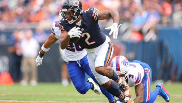First look at WR DJ Moore in his Bills uniform
