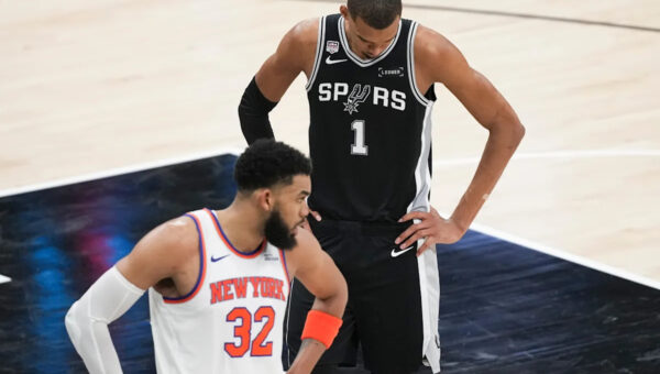 Wembanyama scores 26 but struggles from field in NBA Finals debut as Spurs fall to Knicks in Game 1