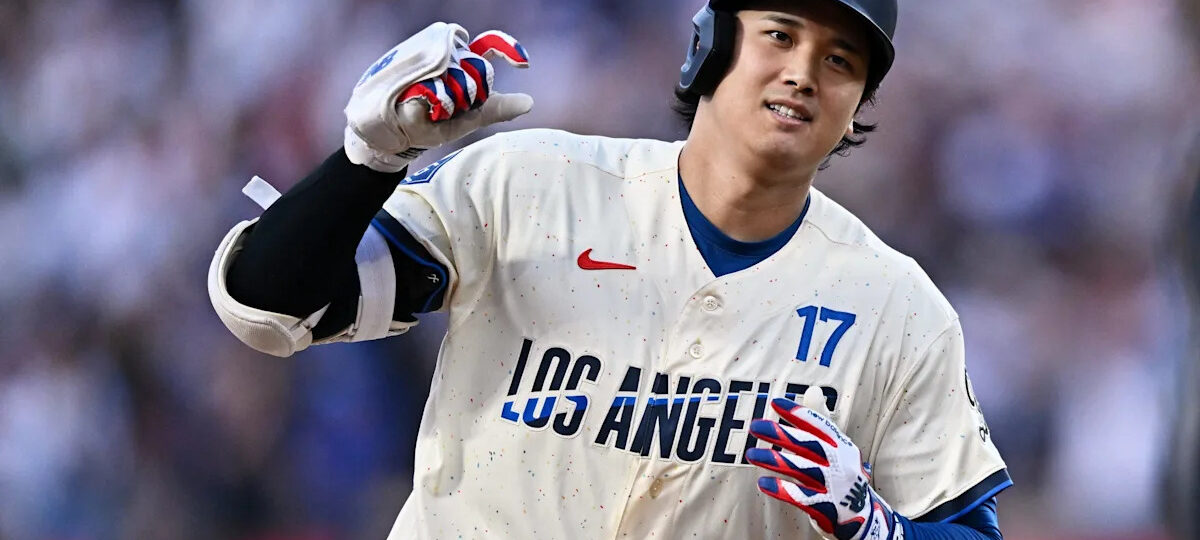 Dodgers hang 9 runs on Angels in first after Myles Garrett throws out first pitch