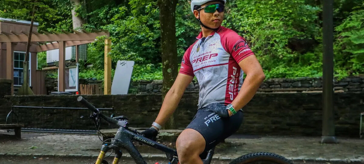 St. Joseph's Prep senior races to the top of their Mountain Biking Team