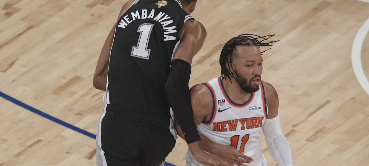 NBA Finals: League admits it missed foul call after Victor Wembanyama shoved Jalen Brunson early in Game 3 win