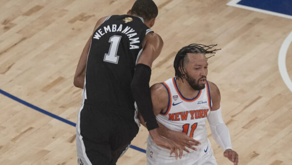 NBA Finals: League admits it missed foul call after Victor Wembanyama shoved Jalen Brunson early in Game 3 win