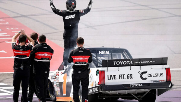 Corey Heim wins NASCAR Truck Series race at Michigan in June 2026