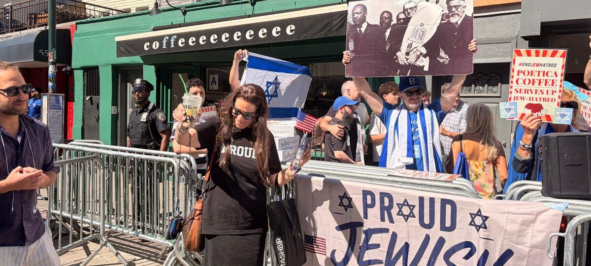 Brooklyn café becomes protest site after coffee chain bans Rep. Dan Goldman over Israel stance