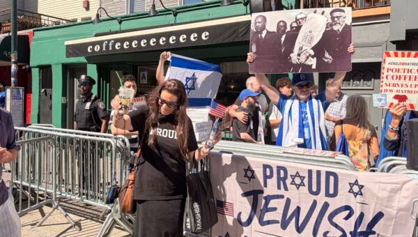 Brooklyn café becomes protest site after coffee chain bans Rep. Dan Goldman over Israel stance