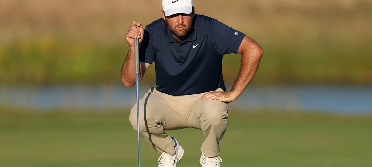 Scottie Scheffler makes a comment about Wyndham Clark after his second round at the US Open