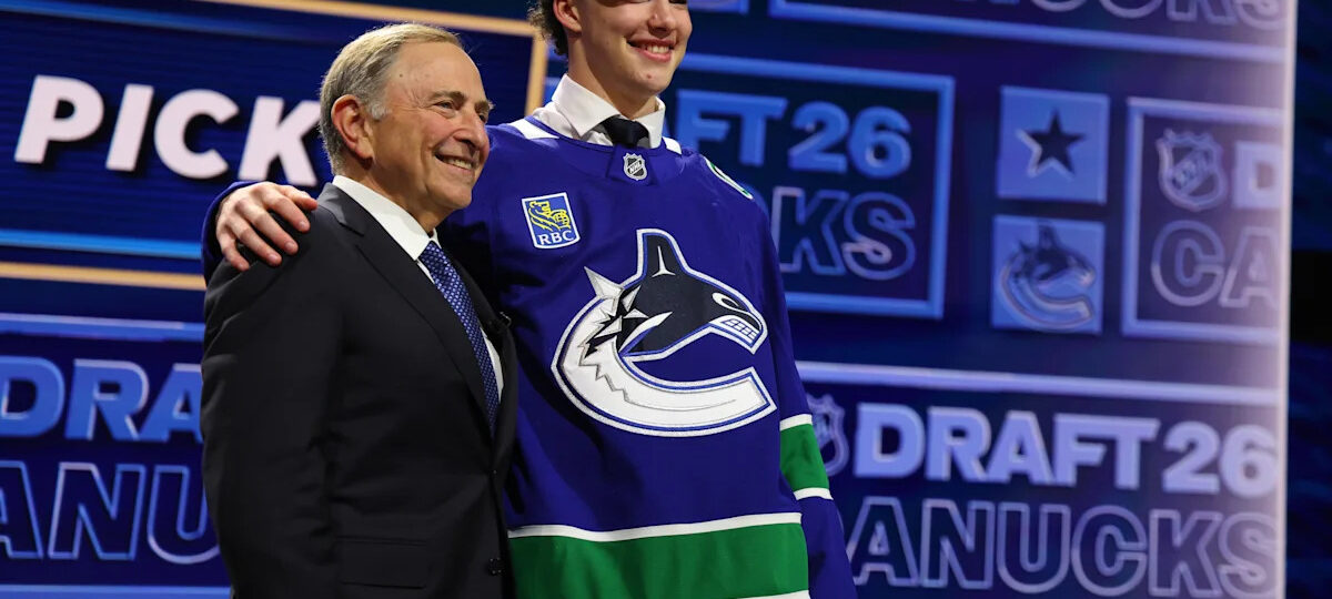 Canucks’ No. 3 pick Caleb Malhotra compares his game to father Manny