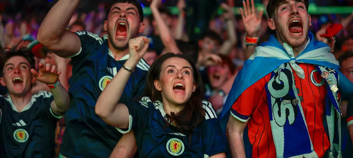 Jubilation as Scotland fans celebrate first World Cup win in 36 years