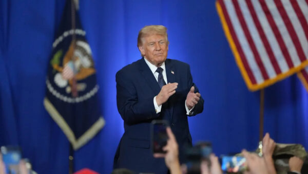 Donald Trump Zones Out in Luxury Suite as MSG Goes Wild During NBA Finals Game 3 (Video)