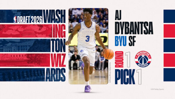 Wizards select BYU forward AJ Dybantsa with No. 1 pick in NBA draft