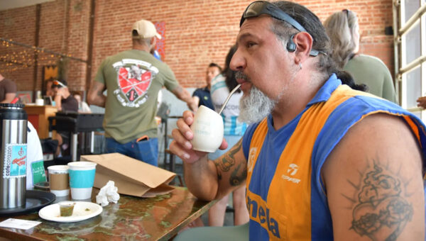 A taste of home, yerba mate is a shared bond for many World Cup fans