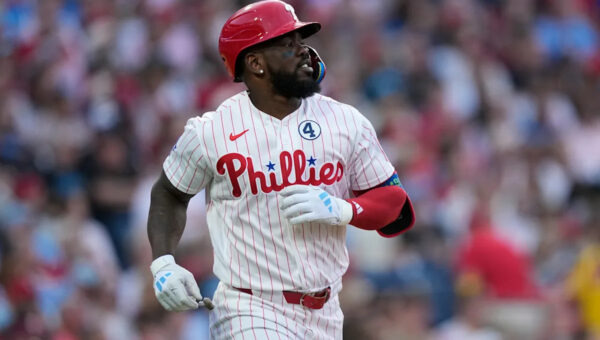 Phillies place RF Adolis García on 60-day IL with right lat tear, call up prospect Gabriel Rincones Jr.