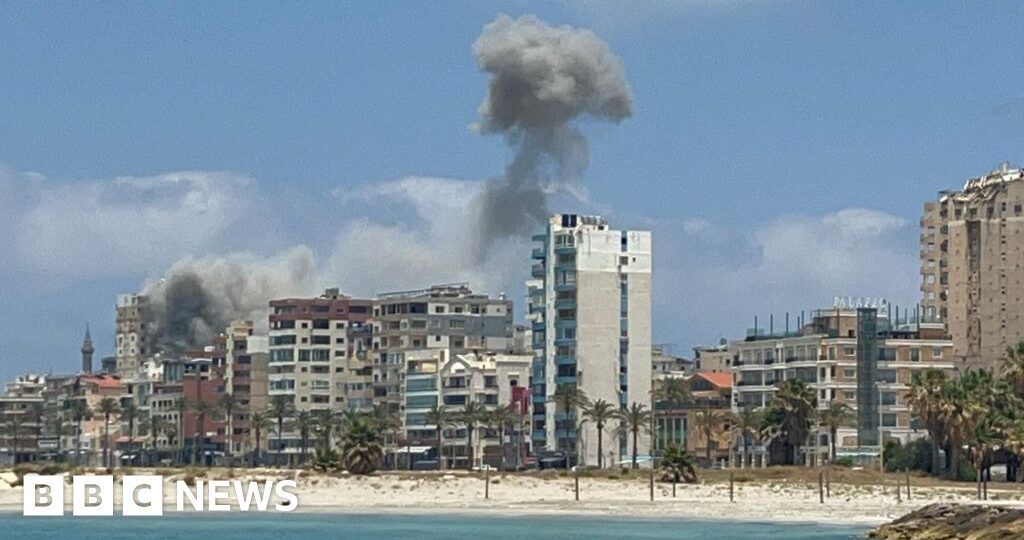 Israeli air strikes hit Lebanese city of Tyre despite Iranian warning to stop attacks