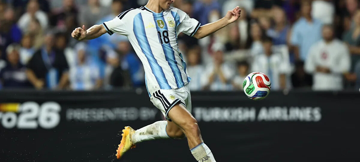 Nico Paz played for an hour in Argentina’s win against Iceland