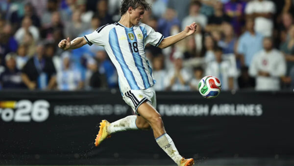 Nico Paz played for an hour in Argentina’s win against Iceland