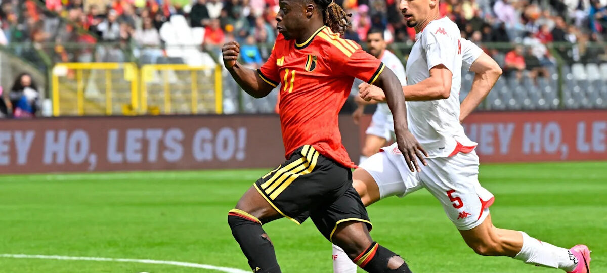 Doku double assist in Belgium rout