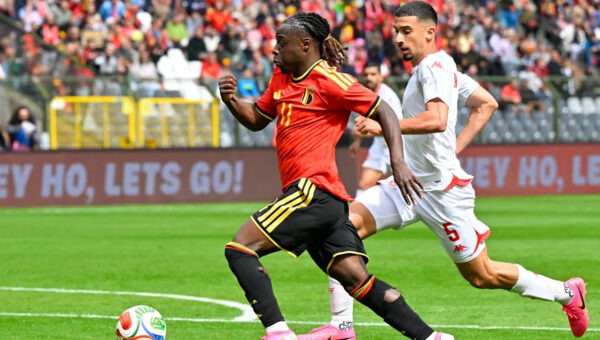 Doku double assist in Belgium rout