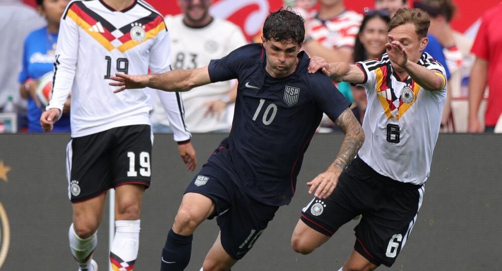 US shows fight and hunger, but loses final World Cup prep match 2-1 to Germany