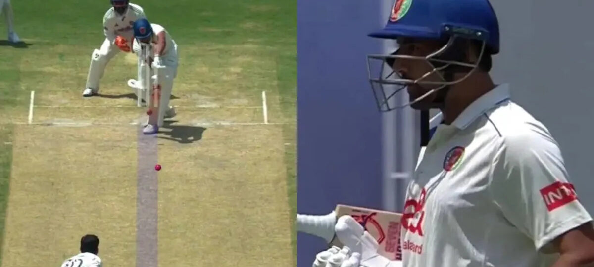 IND vs AFG: Mohammad Saleem Safi walks off without review as animated scenes unfold near Afghanistan dugout
