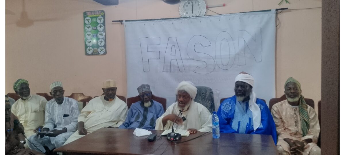 Islam has no link with terrorism, other criminal activities – FASON declares