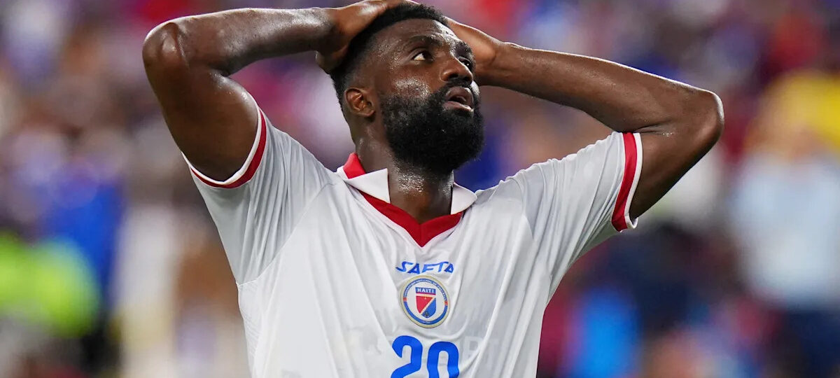 Frantzdy Pierrot debuts at World Cup for Hati on field he grew up on