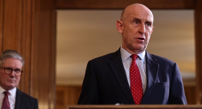 UK Defence Minister Quits With Stinging Rebuke Of PM Starmer