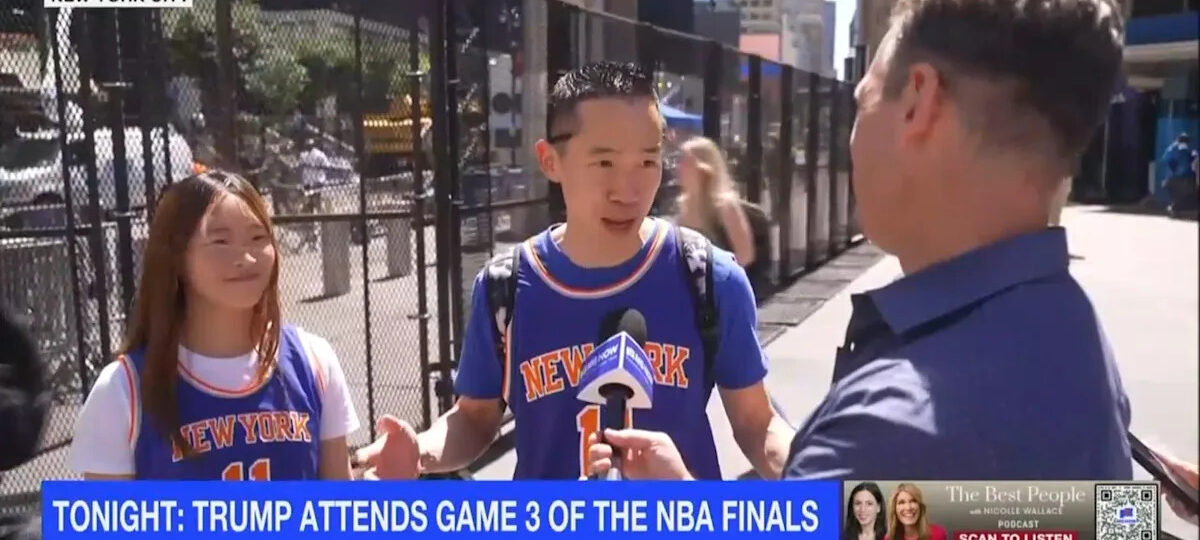 Knicks Fans Tell MS NOW They’re Fine With Trump Going to the Big Game: ‘The More the Merrier’
