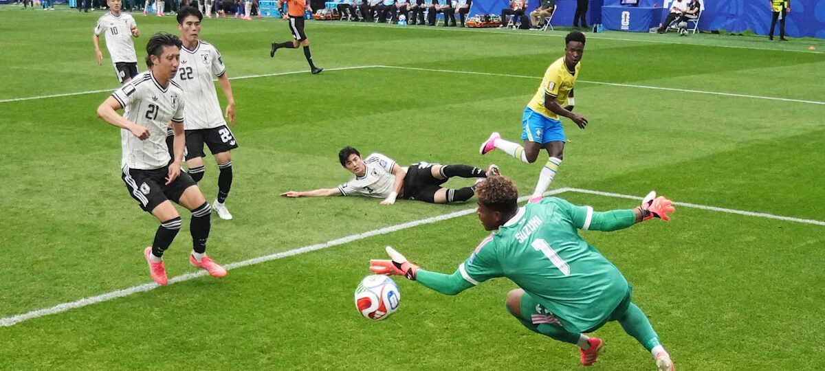 Japan’s World Cup ends, but Zion Suzuki’s fingertup save on Vinícius Júnior lives on