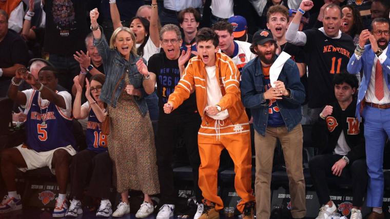 Who’s on Knicks celebrity row today? Live updates on Timothee Chalamet, other stars at NBA Finals Game 4