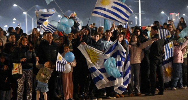 Thousands Of Protesters Block Road To World Cup Stadium