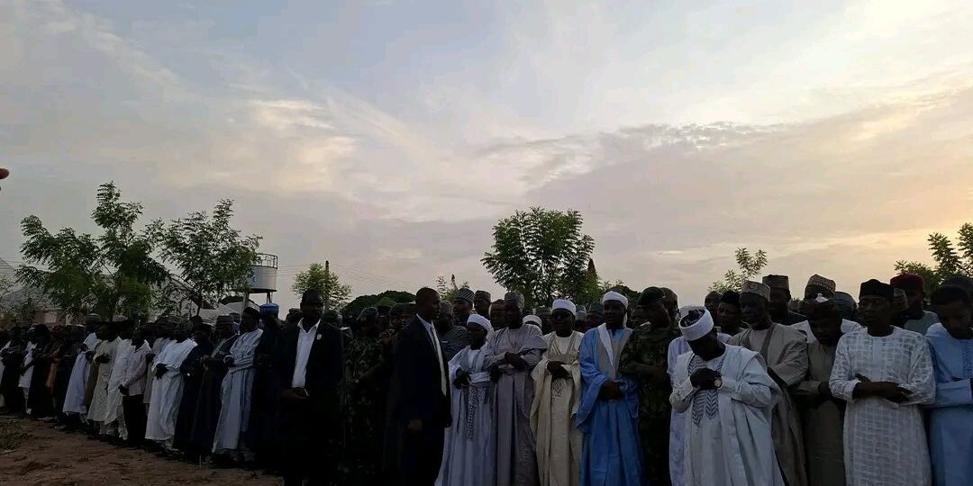 Funeral prayers held for General Rabe Abubakar in Katsina [Photos]