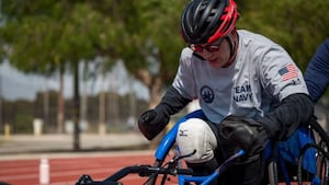 For one Oak Harbor sailor, the 2026 Warrior Games started with a promise to his kids