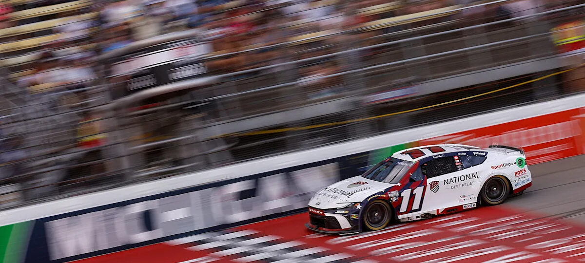 Denny Hamlin continues to dominate at MIS, rallies for victory