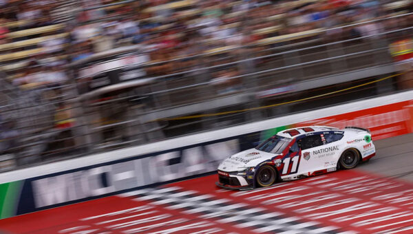 Denny Hamlin continues to dominate at MIS, rallies for victory