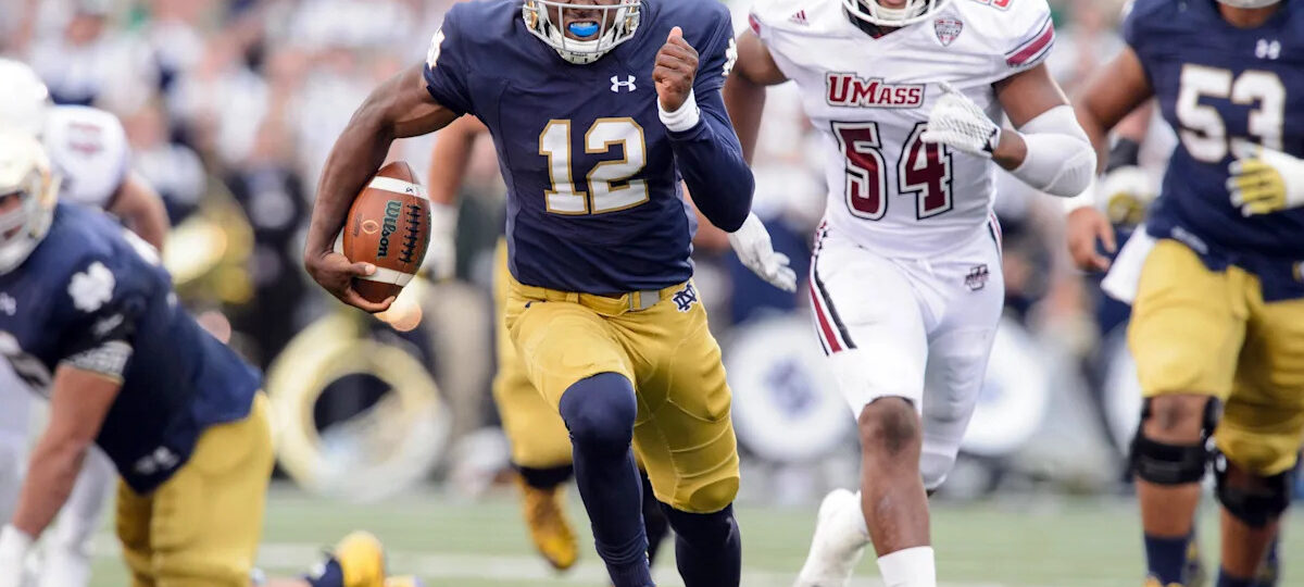 Looking back at a wild Notre Dame win over UMass that had a funny score