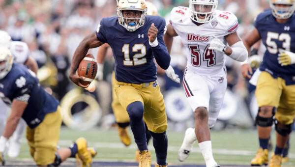Looking back at a wild Notre Dame win over UMass that had a funny score