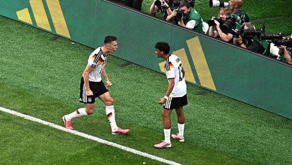 Watch: Liverpool and Man Utd-linked defender powers home towering header for Germany vs Curaçao