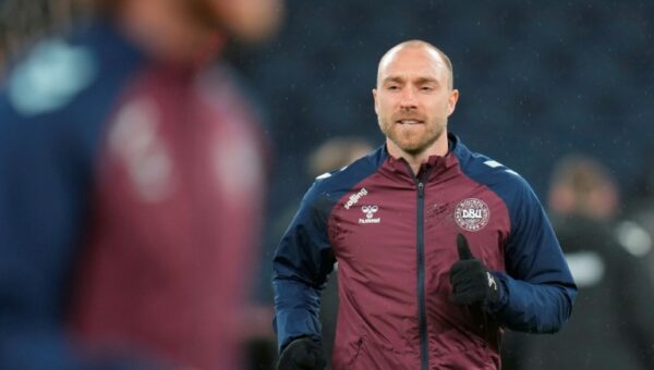 Denmark’s Eriksen in ‘good spirits’ after collapsing during friendly