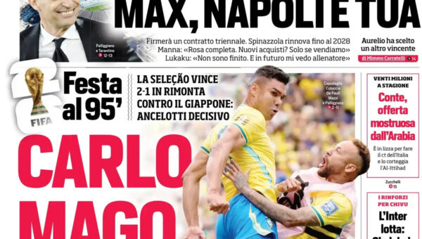Today’s Papers: Ancelotti magic with Brazil, Ekhator for Juventus