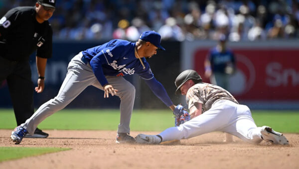 Freeman, Betts key big inning as Dodgers beat the Padres 4-2 to take 2 of 3 in the series