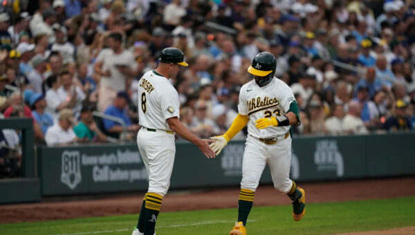 Athletics say hello to eventual Vegas fanbase with an explosive 15-14, 12-inning game